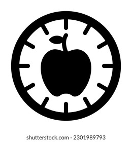 Break Time Glyph Icon Design