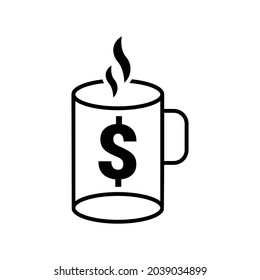 break time icon design vector