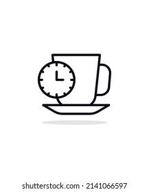 break time, vector illustration, eps 10