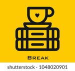 Break Vector icon
