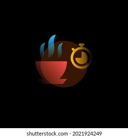Break. Vector icon in gradient style