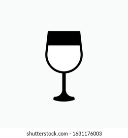 
Breakable Icon - Vector. Glass Sign & Symbol.