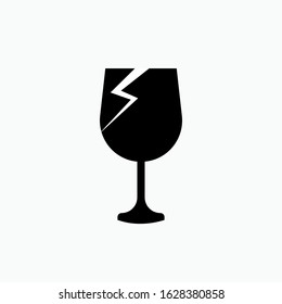 Breakable Icon Vector Sign & Symbol.