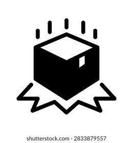 Breakable Icon Vector Symbol Design Illustration