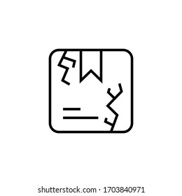 Umriss-Icon-Design-Vektorillustration Illustration. einzeln auf weißem Hintergrund