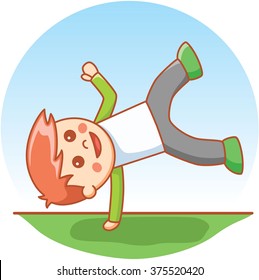 Breakdance boy