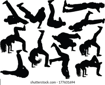 breakdance collection - vector