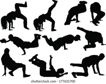 breakdance collection - vector