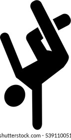 Breakdance pictogram