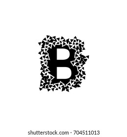Breakdown B Letter Logo