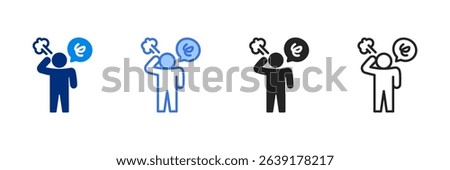 Breakdown Icon Set Multiple Style Vector Illustration