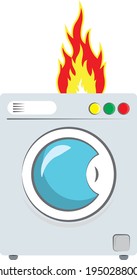 Breakdown of the washing machine. Problems with electrical appliances.