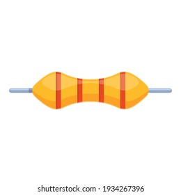 Breaker resistor icon. Cartoon of breaker resistor vector icon for web design isolated on white background