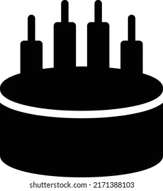 breaker Vector illustration on a transparent background. Premium quality symmbols. Glyphs vector icons for concept and graphic design.
