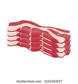breakfast bacon vector beef pork lamb restaurant menu bbq cute element steak product cartoon meat