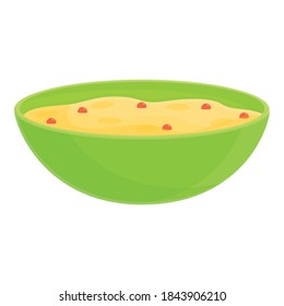 Breakfast berry muesli icon. Cartoon of breakfast berry muesli vector icon for web design isolated on white background