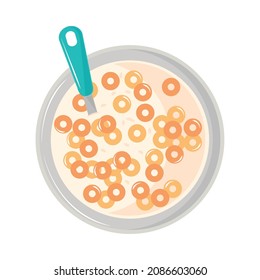 breakfast cereal and spoon icon