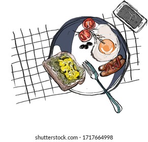 Fried Egg SVG Files  Breakfast SVG Graphic by lddigital · Creative Fabrica