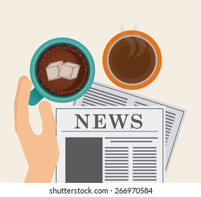 breakfast concept design, vector illustration eps10 graphic 
