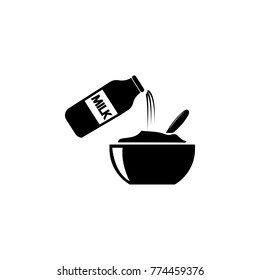 breakfast cornflakes icon. Breakfast Icon. Premium quality graphic design. Signs, symbols collection, simple icon for websites, web design, mobile app on white background