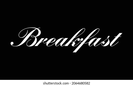 breakfast in the create attractive Design