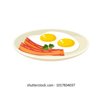 Cartoon Eggs And Bacon Hd Stock Images Shutterstock