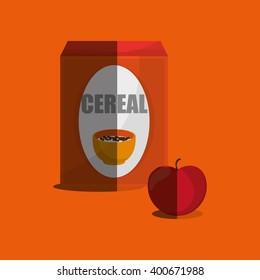 Breakfast design , vector illustration