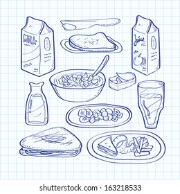 breakfast doodle
