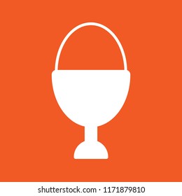 breakfast egg icon, stock vector illustration, EPS10.