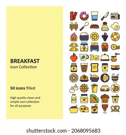 Icono relleno del desayuno
Colección de iconos simple y limpia de alta calidad para todos los propósitos.