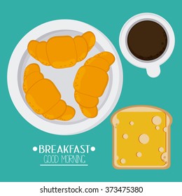 Breakfast food design 