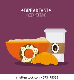 Breakfast food design 