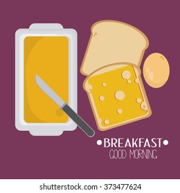 Breakfast food design 