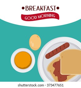 Breakfast food design 