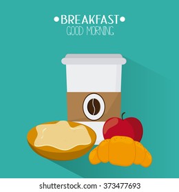 Breakfast food design 