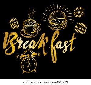 breakfast, food and drink