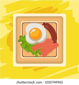 Breakfast Food Vector