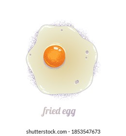 breakfast fried eggs vector food