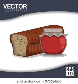 Breakfast icon design 