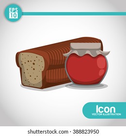 Breakfast icon design 