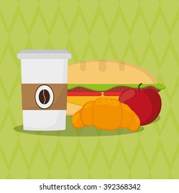 Breakfast icon design