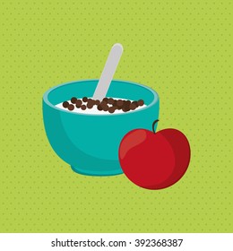 Breakfast icon design