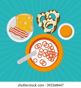 Breakfast icon design