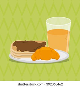 Breakfast icon design