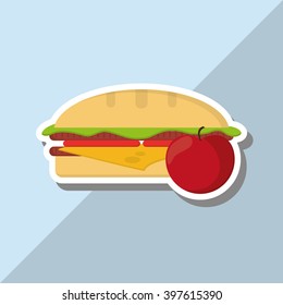Breakfast icon design, Vector illustration