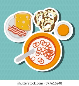 Breakfast icon design, Vector illustration