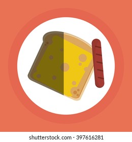 Breakfast icon design, Vector illustration