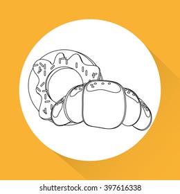 Breakfast icon design, Vector illustration