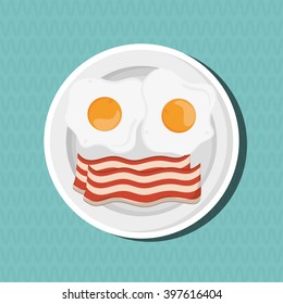 Breakfast icon design, Vector illustration
