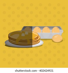 Breakfast icon design, vector illustration
